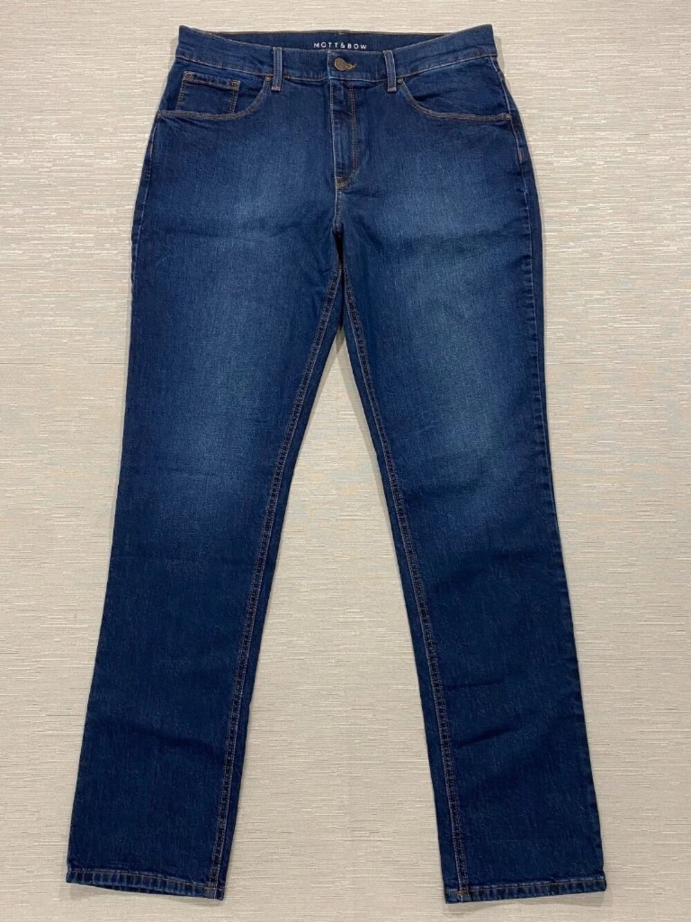 Mott & Bow Boyfriend Jeans Womens 32 x 32 Medium Wash Denim Relaxed